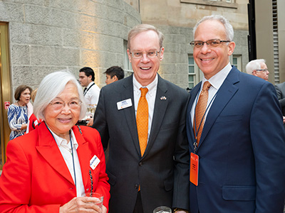 Ruth Chen, Chancellor Kent Syverud, Michael Brodsky