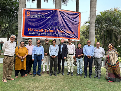 Dan Nelson in India group photo