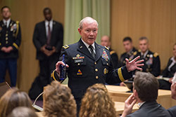 Martin Dempsey lecturing on imperialism and the military-industrial complex Martin Dempsey lecturing on imperialism and the military-industrial complex