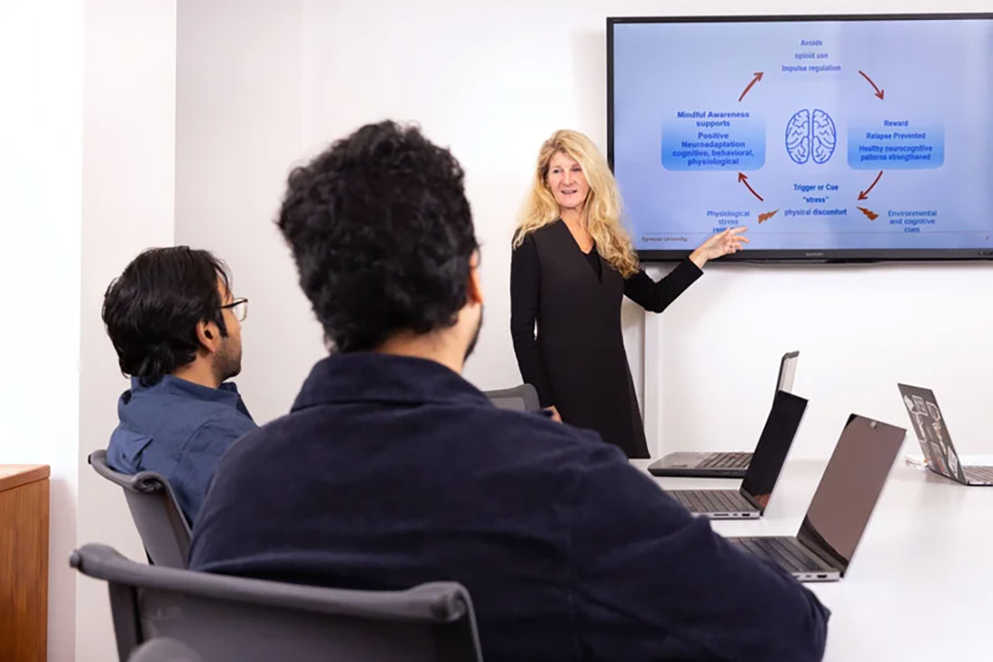 Professor Dessa Bergen-Cico discusses mindfulness