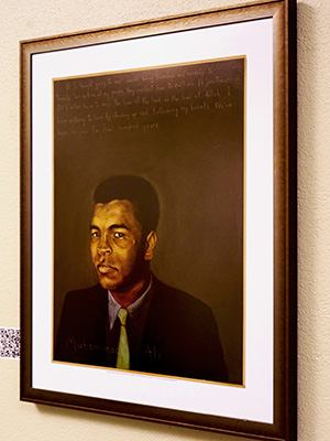 Portrait of Muhammad Ali