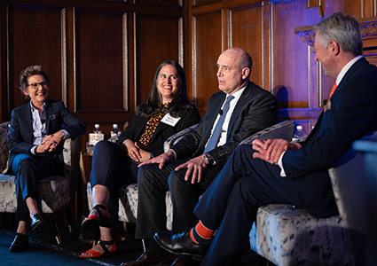 Mary Daly, Raj-Ann Rekhi Gill, James Baker, David Van Slyke