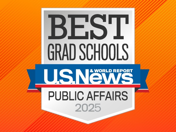 US News & World Report Best Grad Schools for public affairs badge